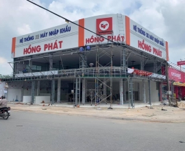 Dự án lắp cửa hệ thống Xe máy nhập Khẩu Hồng Phát