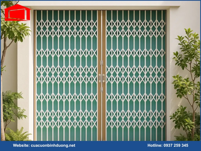 Cửa kéo Đài Loan có lá là gì?